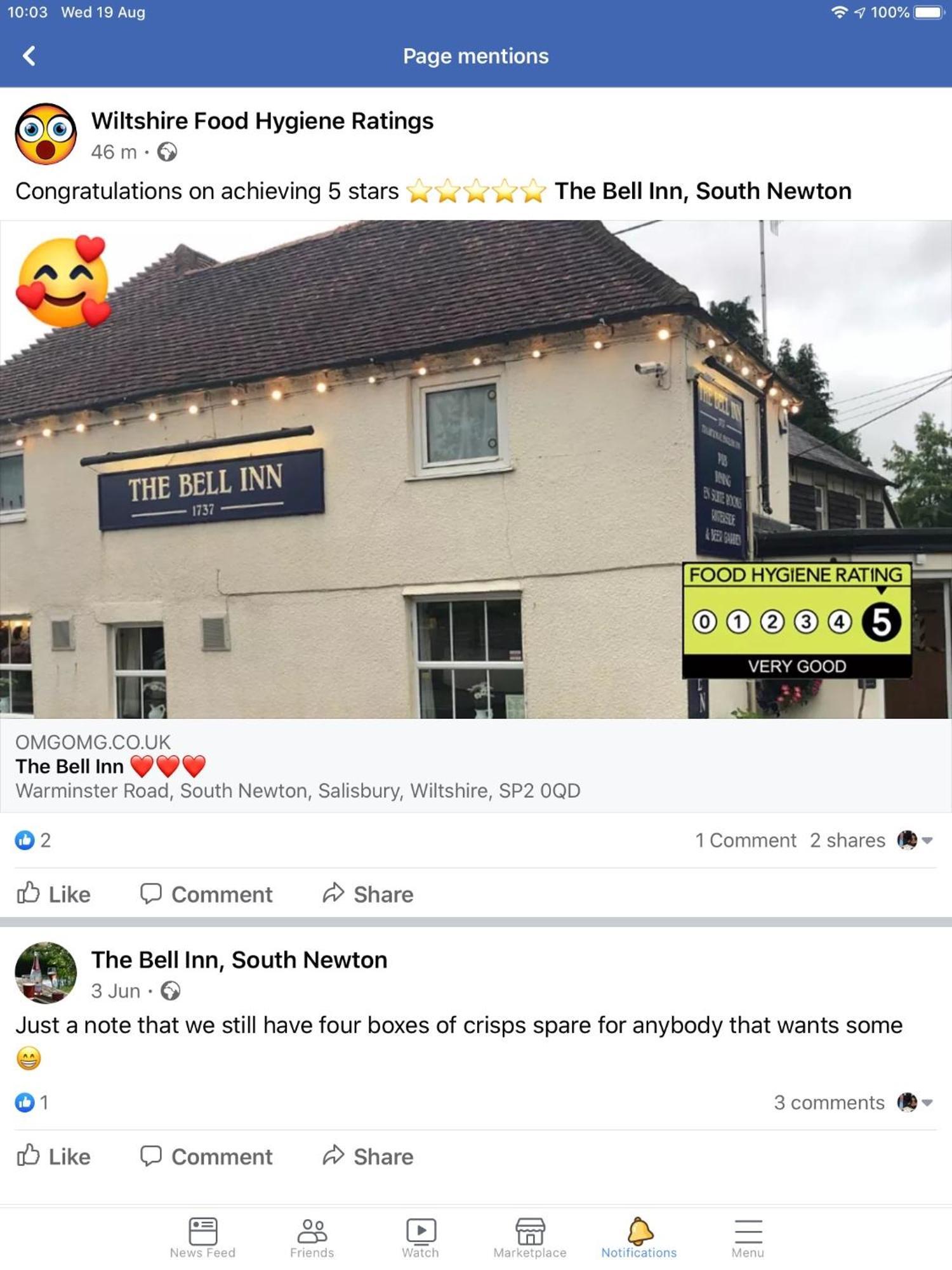 The Bell Inn Солсбери Экстерьер фото